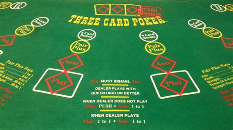 3 card poker strategy 6 card bonus